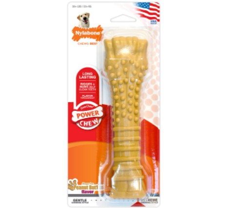 Best Toys for Dogs that Tear Things Apart: Nylabone Power Chew Dog Bone for Aggressive Chewers