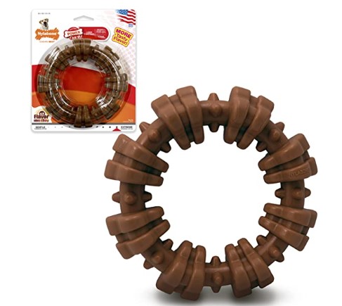 Best Toys for Dogs who Chew: Textured Dog Chew Ring